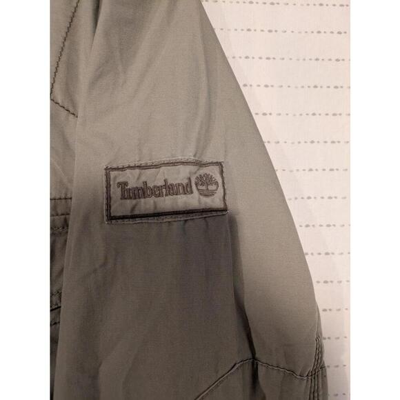 Timberland Lightweight Utility Jacket Tan Mens Medium 100% Cotton Polyester - Picture 4 of 12